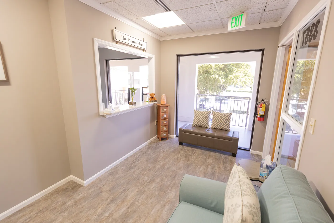 The Pilates Firm studio lobby in Park Shore, Naples